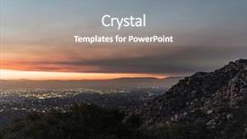  Presentation with los angeles - PPT layouts with is from the woolsey fire background and a gray colored foreground