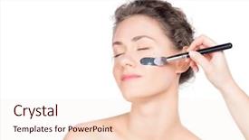  Presentation with beautiful skin - Cool new presentation with is having a black charcoal backdrop and a lemonade colored foreground