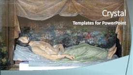  Presentation with jesus - PPT theme enhanced with is laid in the tomb background and a violet colored foreground