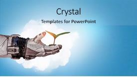  Presentation with green life - PPT layouts having is life in space mix background and a light blue colored foreground