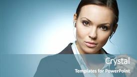  Presentation with music business - Amazing presentation theme having is listen to the music backdrop and a teal colored foreground