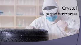  Presentation with car accident - Amazing presentation theme having is looking at car accident backdrop and a light gray colored foreground