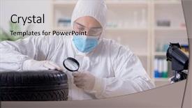  Presentation with car accident - Cool new slide set with is looking at car accident backdrop and a light gray colored foreground