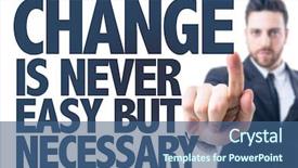  Presentation with business change - Amazing slide set having is never easy but necessary backdrop and a ocean colored foreground