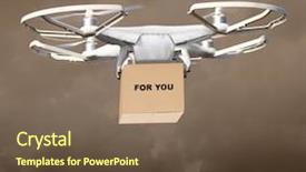  Presentation with drone delivery - Beautiful PPT layouts featuring is new tool for delivery backdrop and a violet colored foreground