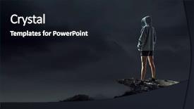  Presentation with give - Colorful slide set enhanced with is not going to give backdrop and a wine colored foreground