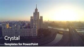  Presentation with building - Cool new slides with is one of seven stalin backdrop and a wine colored foreground