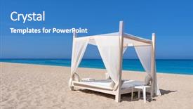  Presentation with island - Theme having is one of the best background and a teal colored foreground