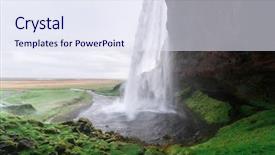  Presentation with waterfalls - Beautiful slides featuring is one of the best backdrop and a  colored foreground