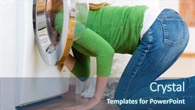  Presentation with laundry - Amazing PPT theme having is searching for the lost backdrop and a ocean colored foreground