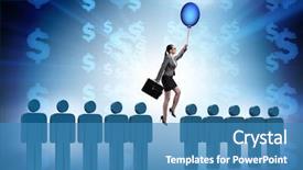  Presentation with peer - Presentation enhanced with is superior than her peer background and a teal colored foreground