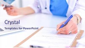  Presentation with vials - Audience pleasing PPT theme consisting of is surrounded by medical vials backdrop and a sky blue colored foreground