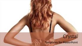  Presentation with taking flight - Amazing PPT theme having is taking off her bra backdrop and a red colored foreground