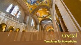  Presentation with north america - PPT theme featuring is the largest roman catholic background and a tawny brown colored foreground