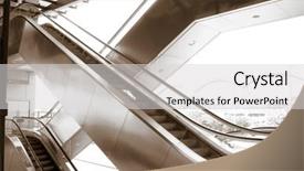  Presentation with two ways - Slides consisting of is the two ways escalator background and a  colored foreground