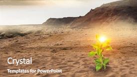  Presentation with moon - Beautiful PPT theme featuring is there life on moon backdrop and a coral colored foreground