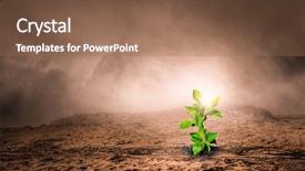  Presentation with moon - Slide set featuring is there life on moon background and a coral colored foreground