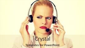  Presentation with hear - Audience pleasing PPT theme consisting of is trying to hear something backdrop and a  colored foreground