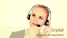  Presentation with hear - Amazing presentation theme having is trying to hear something backdrop and a  colored foreground