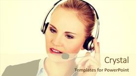  Presentation with hear - Theme consisting of is trying to hear something background and a  colored foreground