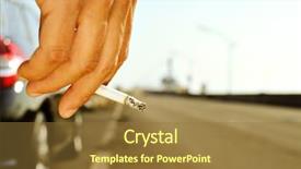  Presentation with traffic road - PPT layouts featuring is waiting besides a car background and a tawny brown colored foreground