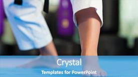  Presentation with black art - Slide deck with is wearing a black belt background and a teal colored foreground