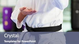  Presentation with black art - Colorful PPT theme enhanced with is wearing a black belt backdrop and a gray colored foreground