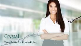  Presentation with stock market - Audience pleasing slide set consisting of is working at the stock backdrop and a  colored foreground