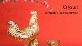  Presentation with decoration - PPT layouts featuring 2017 is year background and a red colored foreground