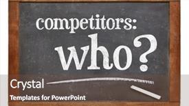  Presentation with life insurance concept white - Slide set with is your competitor concept competitors background and a tawny brown colored foreground