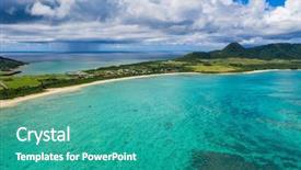  Presentation with japan - Audience pleasing slides consisting of ishigaki island of okinawa japan backdrop and a teal colored foreground