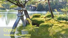  Presentation with frozen edamame soybeans japanese soybeans - Audience pleasing PPT layouts consisting of ishikawa - japanese garden in kanazawa backdrop and a tawny brown colored foreground