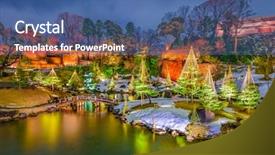  Presentation with japan and india - Presentation having ishikawa - kanazawa japan at gyokuseninmaru garden background and a  colored foreground