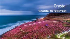  Presentation with rice terraces - Cool new theme with ishikawa - wajima japan at shiroyone senmaida backdrop and a teal colored foreground