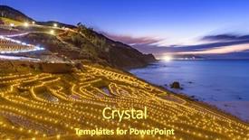  Presentation with rice terraces - Audience pleasing presentation theme consisting of ishikawa - wajima japan at shiroyone senmaida backdrop and a tawny brown colored foreground