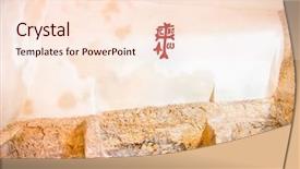  Presentation with garden - Colorful PPT theme enhanced with iside of garden tomb one backdrop and a lemonade colored foreground