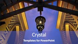  Presentation with arabic - Slides featuring islam - arabic lamp and architecture background and a teal colored foreground