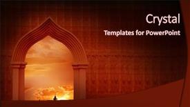  Presentation with islam ramadan - Slide deck featuring islam - ramadan kareem background with mosque background and a wine colored foreground