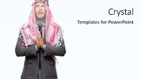  Presentation with arabic music arab man playing - Colorful presentation enhanced with islam christianity - young handsome arabian man backdrop and a white colored foreground