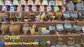  Presentation with arabic desing - Presentation design enhanced with islam economy - various arabic moroccan hand made background and a tawny brown colored foreground