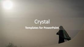  Presentation with islam - Slide deck featuring islam free - silhouette of woman with her background and a gray colored foreground