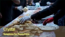  Presentation with street food - Audience pleasing slides consisting of islam free - street food for people backdrop and a tawny brown colored foreground