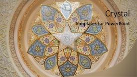  Presentation with zayed - Cool new presentation design with islam pattern - decoration of sheikh zayed mosque backdrop and a coral colored foreground