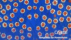  Presentation with islam - Audience pleasing presentation theme consisting of islam pattern - decorative plate backdrop and a ocean colored foreground