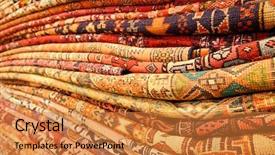  Presentation with persian - Colorful slides enhanced with bumpy diamond metal background texture in gray tones backdrop and a gray colored foreground