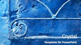  Presentation with morocco - Slides with islam plants - abstract architectural detail in chefchaouen background and a  colored foreground