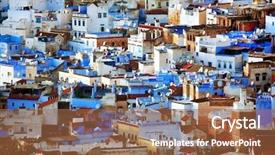  Presentation with architectural - Cool new PPT layouts with islam plants - abstract architectural detail in chefchaouen backdrop and a tawny brown colored foreground