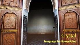  Presentation with moroccan - Amazing theme having islam plants - moroccan decor backdrop and a tawny brown colored foreground