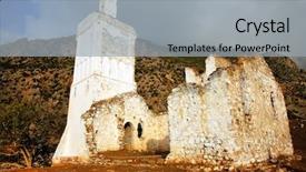  Presentation with islam - Audience pleasing PPT theme consisting of islam plants - spanish mosque in chefchaouen morocco backdrop and a light gray colored foreground