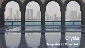  Presentation with islamic art - Cool new presentation theme with islamic art qatar december 2008 backdrop and a gray colored foreground